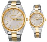 ساعت مچی ست مردانه و زنانه سیکو seiko اورجینال مدل SUR446P1-SUR454P1
