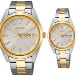 ساعت مچی ست مردانه و زنانه سیکو seiko اورجینال مدل SUR446P1-SUR454P1